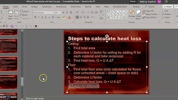Heat Loss PowerPoint Video
