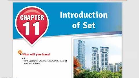 KSSM MATHEMATICS TINGKATAN 1 FORM 1 CHAPTER 11, INTRODUCTION OF SET