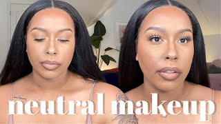 NEUTRAL MAKEUP FOR WOC! | MY GO-TO LOOK | STEP BY STEP | FULL FACE | @TheHeartsandcake90