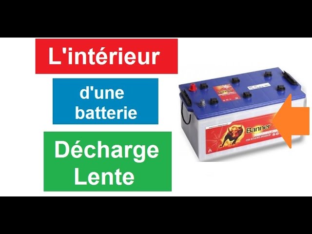 Batterie banner décharge lente camping car 12v 230ah - Batterie decharge  lente