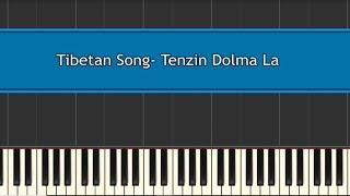 Tibeta Song- Tezin Dolma La Piano Tutorial | Lobsang Delek screenshot 2