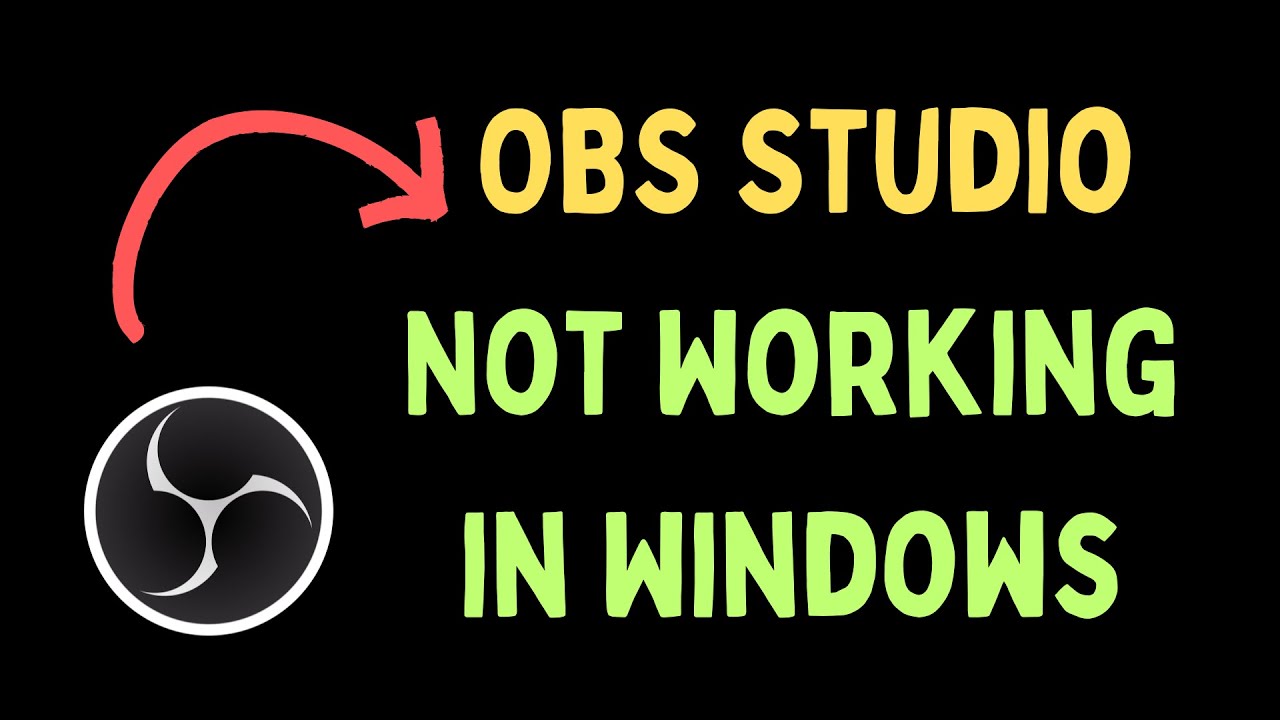 How to Fix OBS Studio Not Working in Windows 11 - YouTube