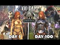 I Spent 100 DAYS in ARK FJORDUR... Here&#39;s What Happened