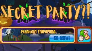The Phantom Emporium in Animal Jam Classic 👻 | Haunted Party Tour, Item Prices & Player Reactions!