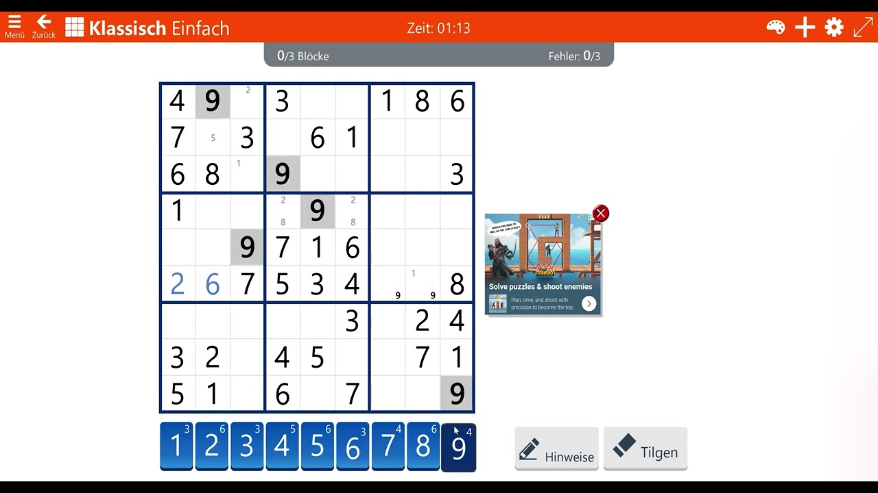 Download Microsoft Sudoku for PC / Windows