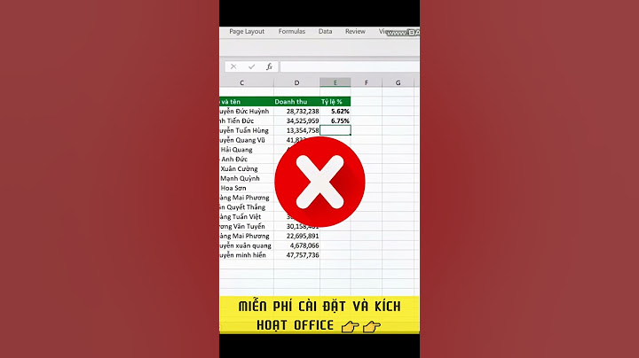 Bài tập excel tỷ lệ phần trăm doanh thu năm 2024