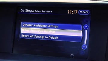 2015 Infiniti QX80 - Forward Collision Warning (FCW) System (if so equipped)