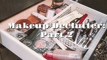 Makeup Declutter: Part 2 | Mascara, eyeliner and highlighters!