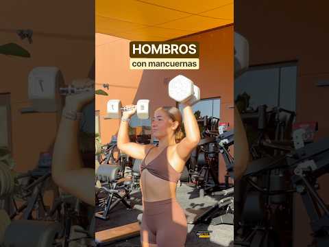 Rutina Completa de HOMBROS 🔥 5 Ejercicios con Mancuernas 💪 #Shorts