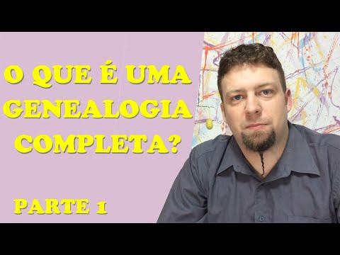 Genealogia | O que é uma genealogia completa? Parte 1 | Richard Rautmann
