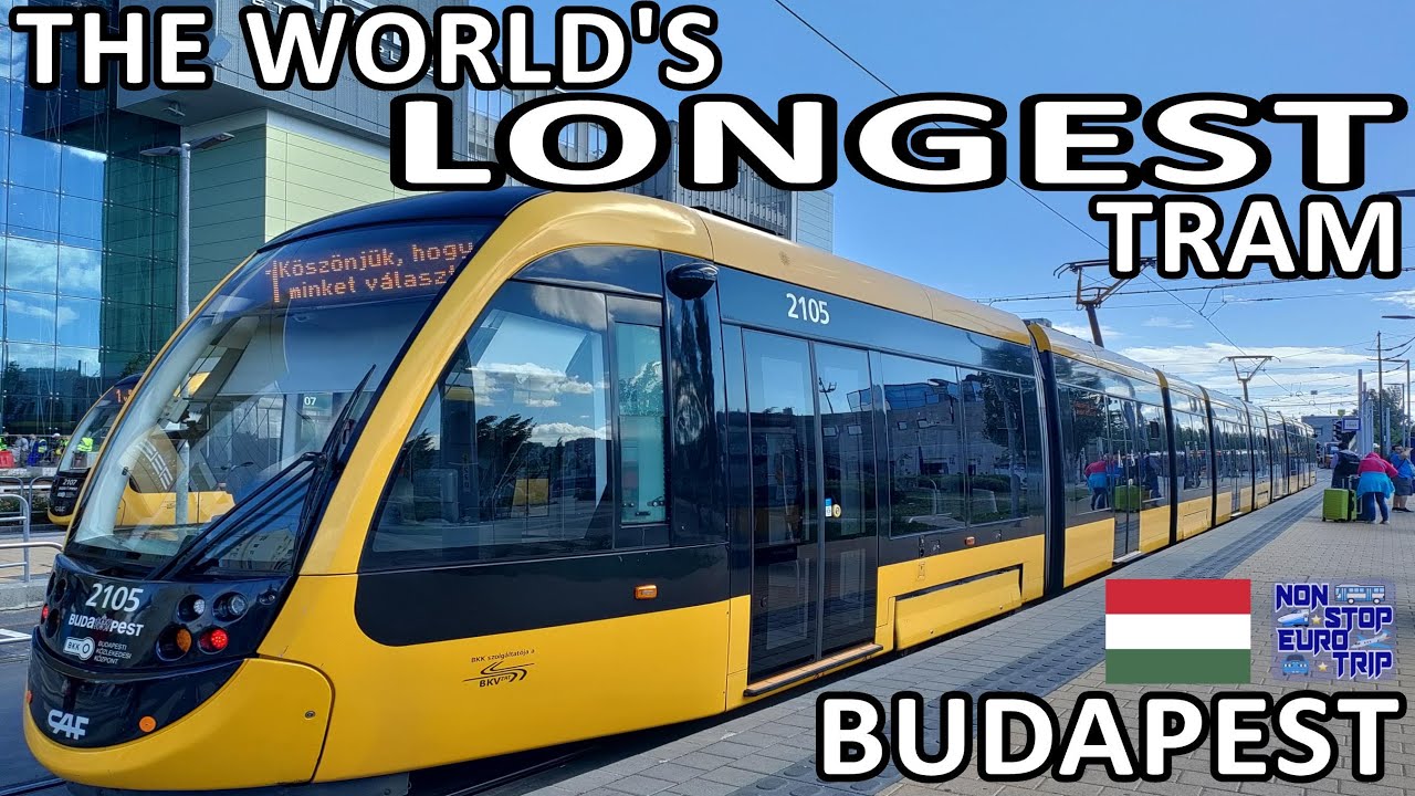 line 1  New 2022  THE WORLD'S LONGEST TRAMS / RIDING LINE 1 IN BUDAPEST HUNGARY