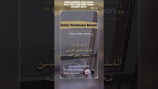 Dzikir Pembuka Pintu Rezeki Baca 100x Insya Allah Rezeki Mengalir Deras shorts kucingshalawat