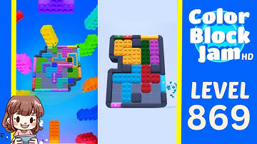 Color Block Jam Level 869 Solution Walkthrough