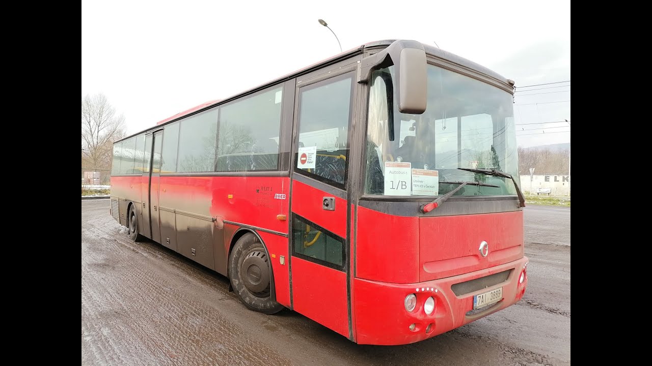 POHLED DO KABINY: Karosa Axer 12M C956.1074