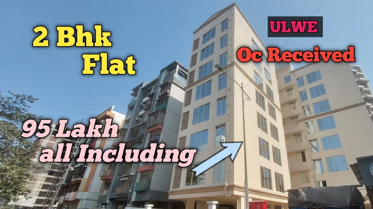 2 bhk Flat For Sale 95 lakh all including price negotiable oc received new building ulwe 