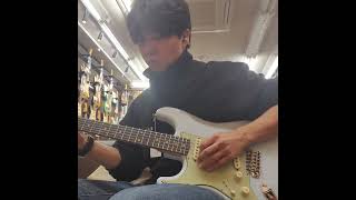 fender custom shop 1962 journeyman relic sonic blue 첫만남 #tokyo #ochanomizu #fender #customshop