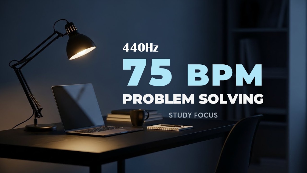 440Hz · 75 BPM | Problem Solving Study Focus