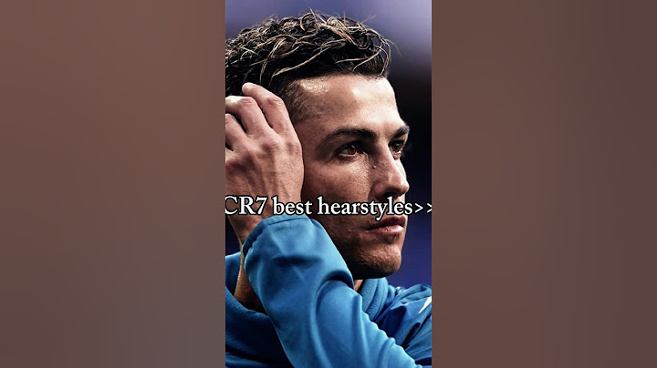 Cristiano Ronaldo CR7 Hairstyle