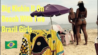 Beach Interview with Two Brazilian Women 🇧🇷 São Conrado Praia