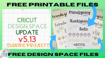 Sharing Design Space Projects | Update v5.13 | COVID THANKSGIVING on the Patio FREE Files*PRINTABLE*