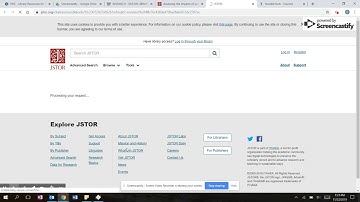 How to cite from JSTOR