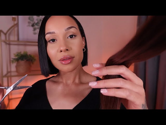 ASMR Slow & Immersive Haircut | Shampoo, Cut, Haircare & Brushing | Roleplay for Deep Sleep