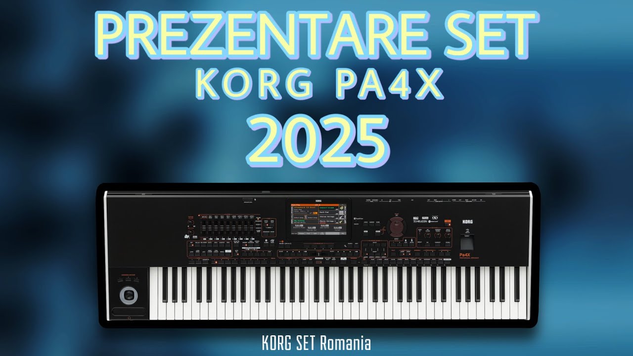 DEMO SET PA4X 2025 KORG ROMANIA