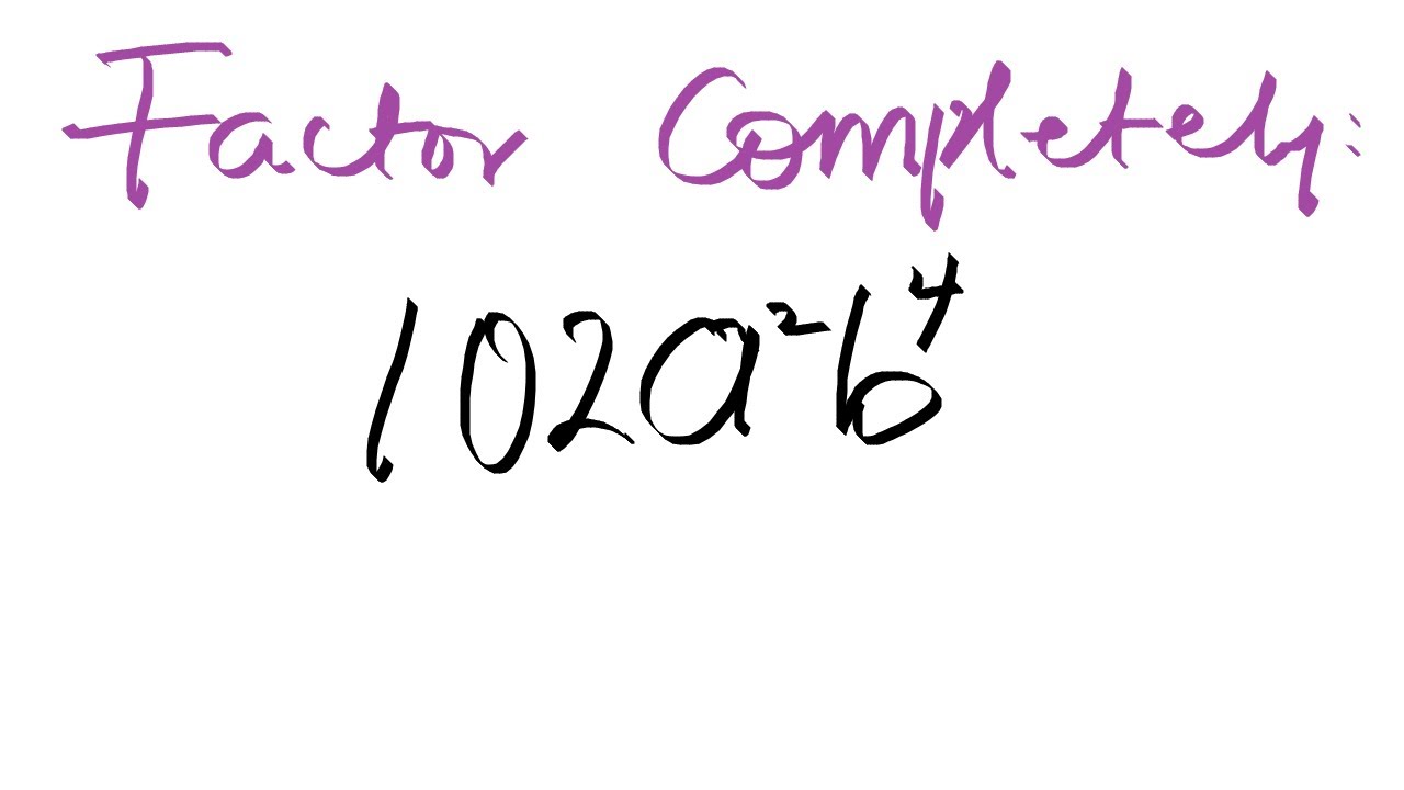 Complete Factorization 1 #SAT #Collegeboard #GRE #GMAT #GCSE #Maths # ...