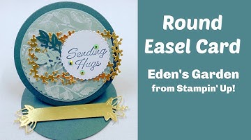 Circle Easel Card with Eden