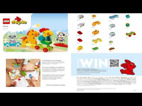 LEGO® DUPLO® My First Animal Train Nature Toy 10412