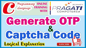 Generate OTP & Captcha Code using C Language