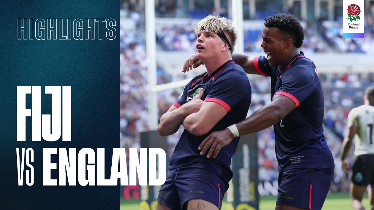 England v Fiji highlights | 2026 Nations Championship