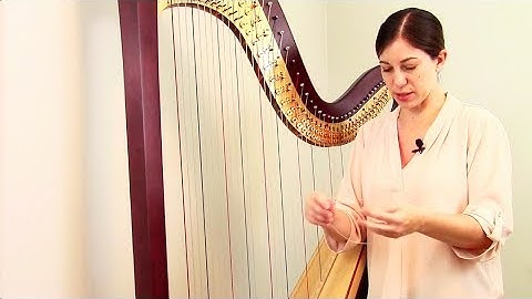 Replacing a Gut Harp String, Harp Care, Maintenance, and Repair #12