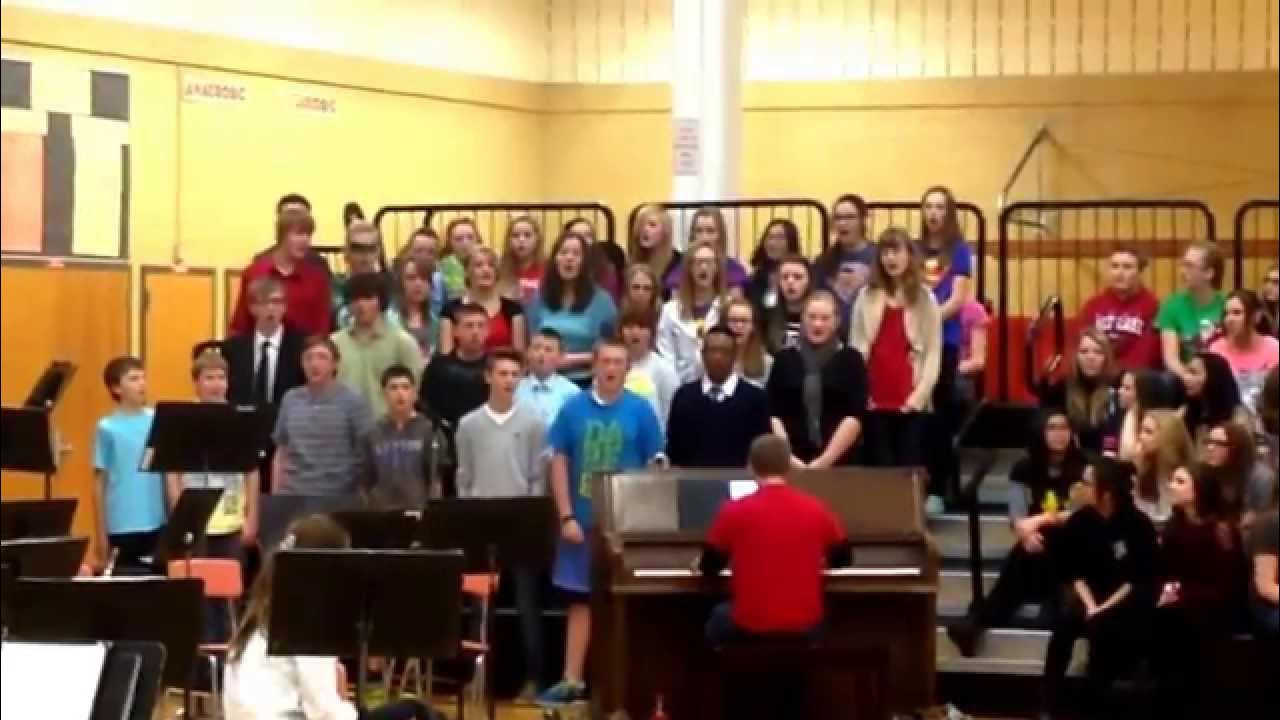 North Layton Junior High Advanced Choir Holiday Music Assembly 2014