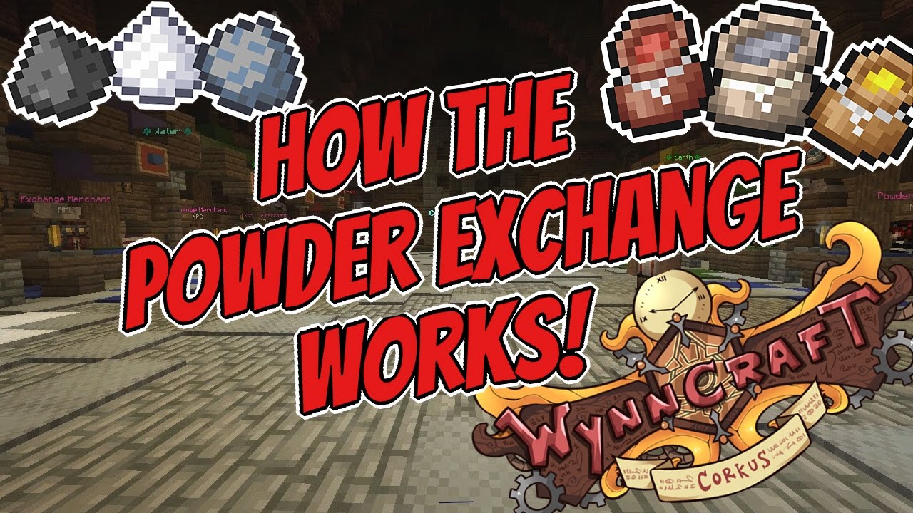 Wynncraft 1 16 How The Powder Exchange Works Youtube