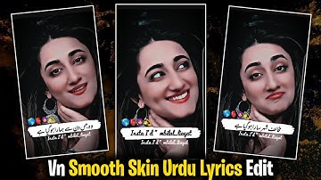 How To Make Trending Status Editing | Adeel.Writes9 Lyrics Video Editing | Viral Video Alight Motion