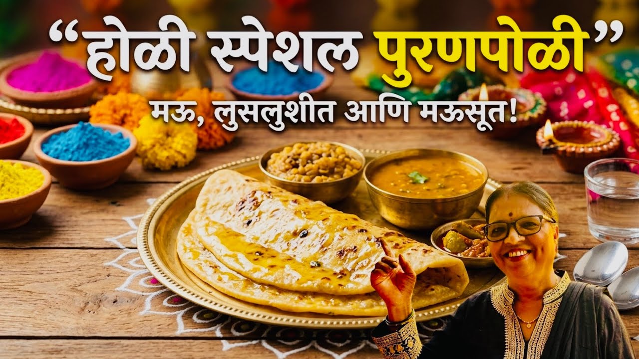 Ep118 होळीसाठी बनवा मऊशार पुरणपोळी , सणानिमित्त पुरणपोळी आणी साजूक तुपाचीधार Holi Special Puranpoli 