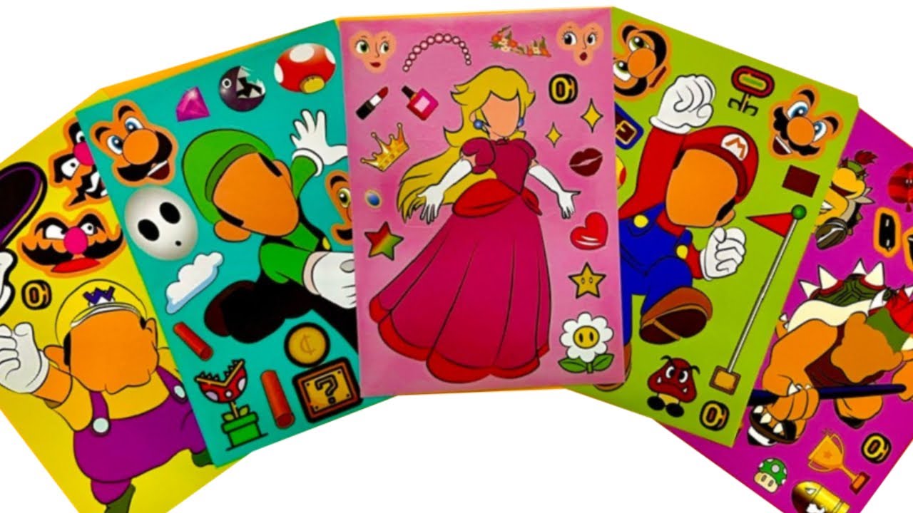 [Paper DIY]ディズニープリンセス Making Disney Princess Elsa Vs Peach Super Mario ...