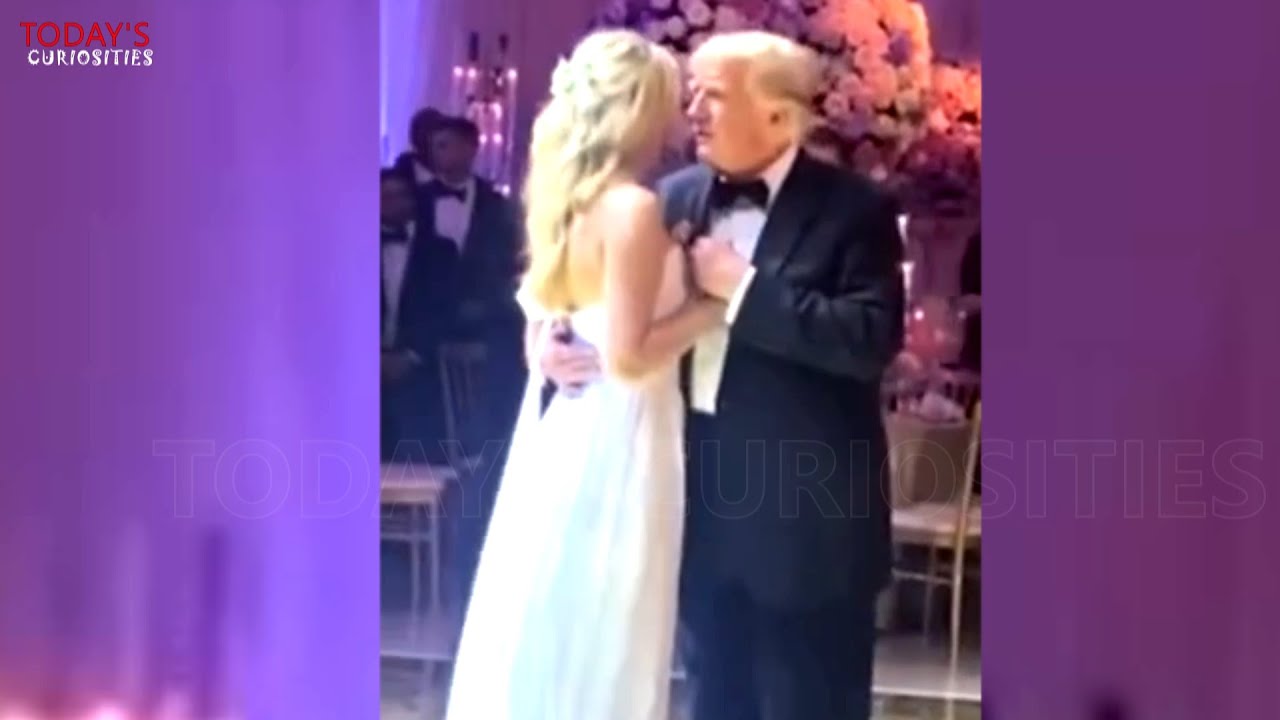 Daddy Trump dances with his daughter Tiffany at her luxurious wedding
