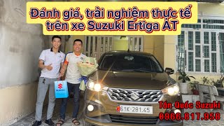 Lái thử, đánh giá, trải nghiệm thực tế trên xe Suzuki Ertiga Hybrid AT xanh khaki