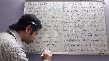 Axiomatic set theory (ZFC) (from Analysis I by T. Tao) (Part 38)