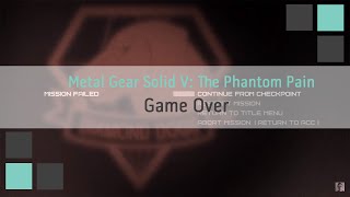 METAL GEAR SOLID V: THE PHANTOM PAIN Game Over Music