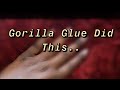 GORILLA GLUE DID THIS TO MY NAILS!! | Nail Update
