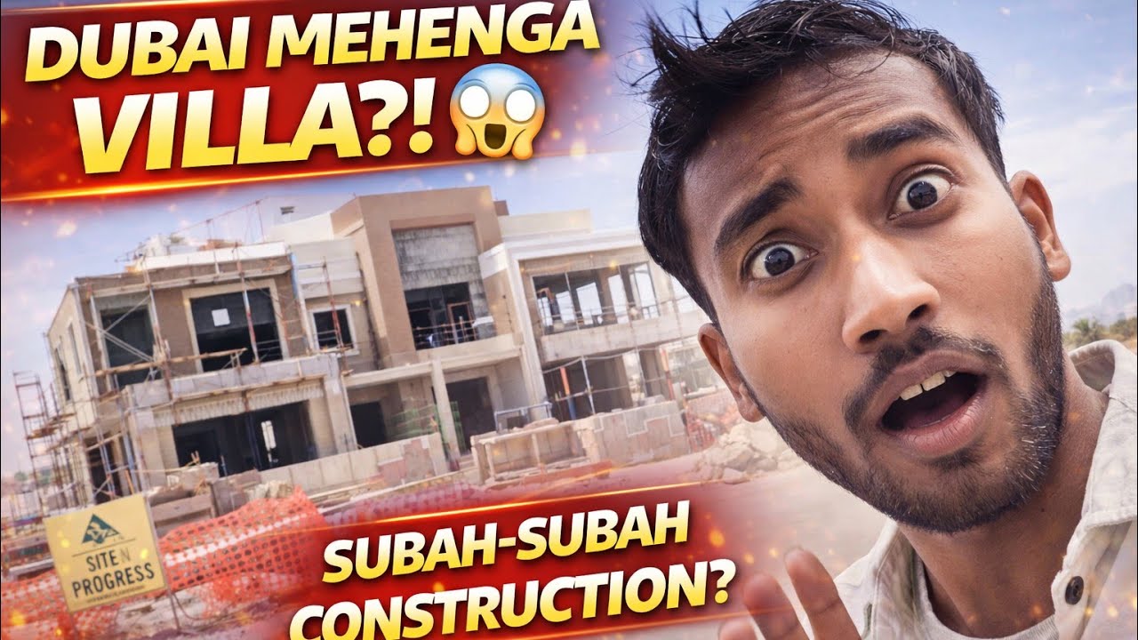 Dubai Me Subah Walk Pe Nikla Aur Ye Villa Dekh Kar Shock Ho Gaya 😱 | Morning Dubai Vlog