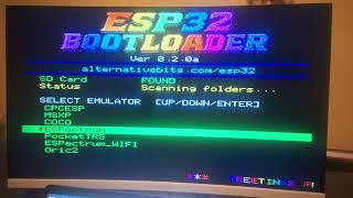 ESP32 Bootloader Version 0.2.0 - Now multi emulator on the same card