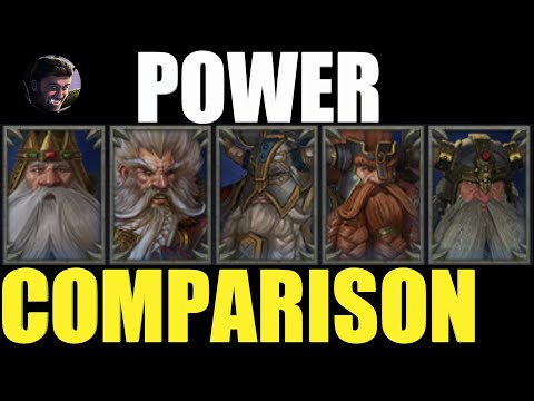 Dwarf Legendary Lord Power Comparison