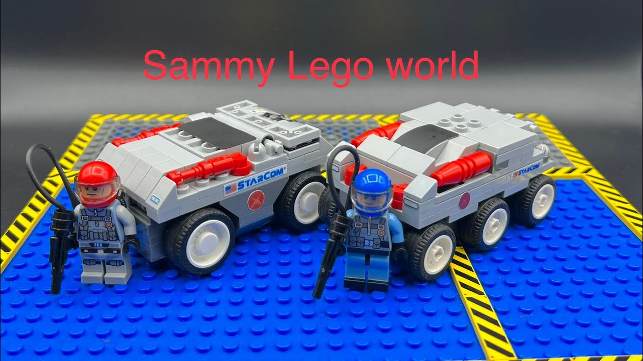 Lego MOC STARCOM. LASER R.A.T. & M-6. RAILGUNNER