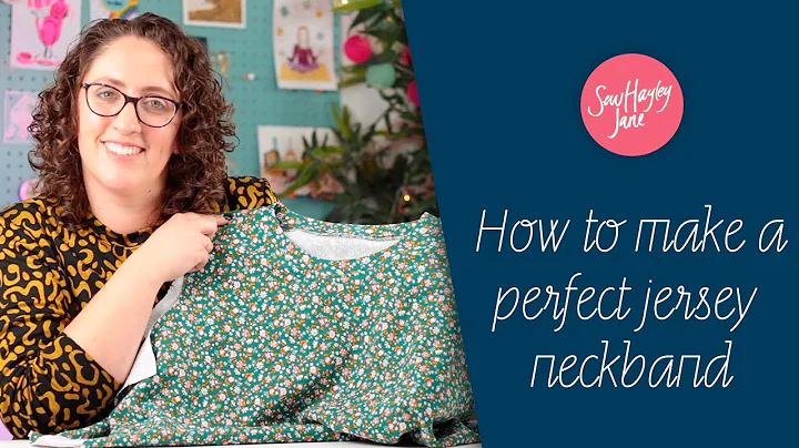 How to sew a perfect Jersey Neckband