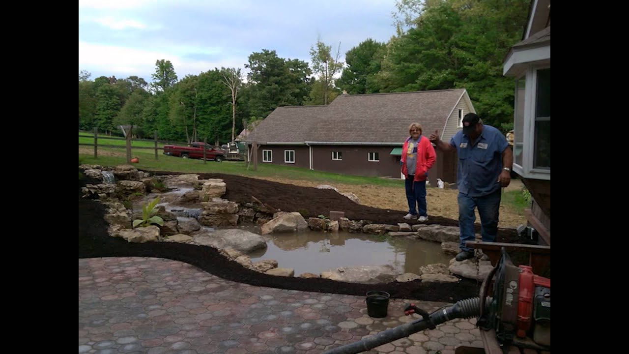Aquascape 'The Koi' Pond Installation YouTube