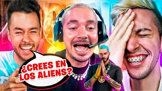 JUGANDO CON J BALVIN, SU SKIN Y ROBLEIS EN FORTNITE - TheGrefg